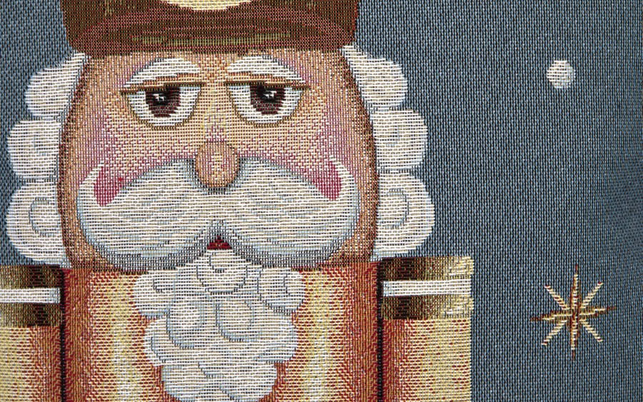 Poszewka dekoracyjna 45x45 cm Dziadek do orzechów 6082 Gobelinowa Premium