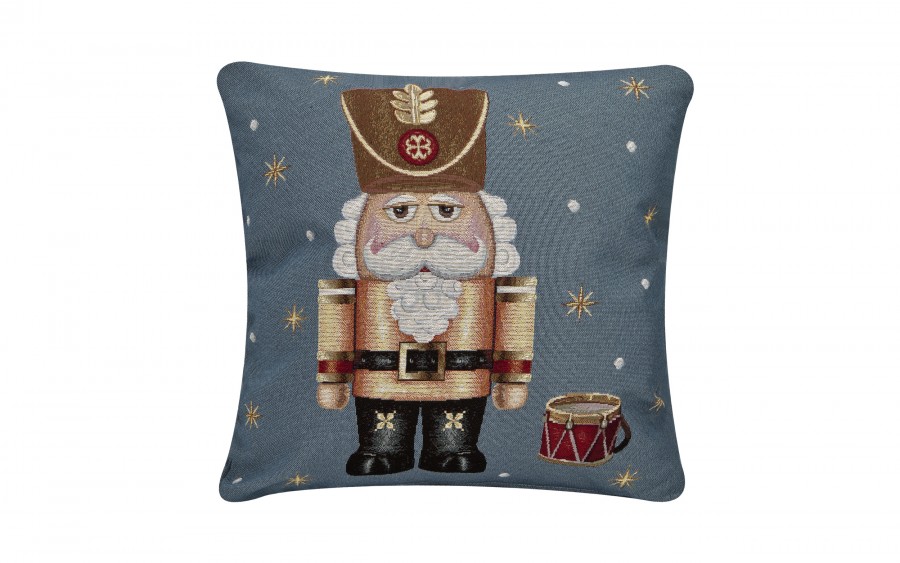 Poszewka dekoracyjna 45x45 cm Dziadek do orzechów 6082 Gobelinowa Premium