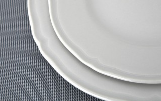 Talerz deserowy 21cm Praga/Castel White