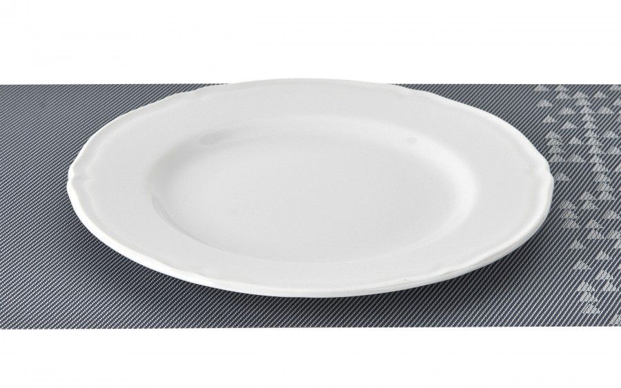 Talerz deserowy 21cm Praga/Castel White