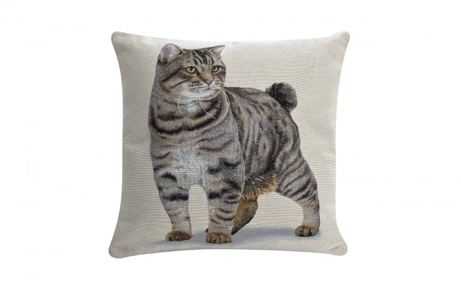 Poszewka dekoracyjna 45x45 cm Kocur 797 Gobelinowa Premium