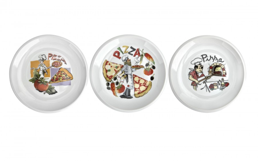 Talerz do pizzy 20 cm Pizza pomodoro MPLCo
