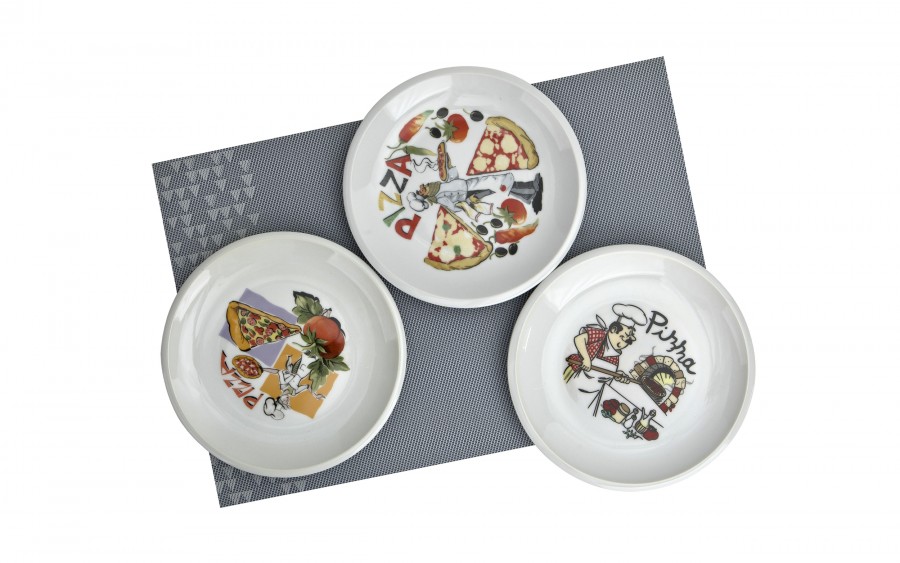 Talerz do pizzy 20 cm Pizza pomodoro MPLCo