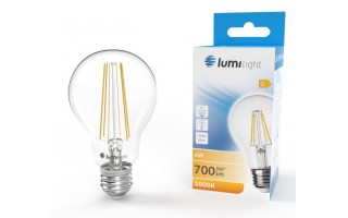 Żarówka LED A60 FLM E27 6,5W Ciepła