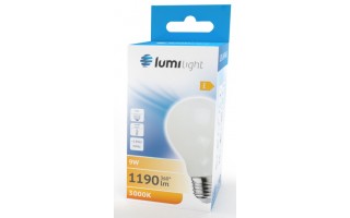 ŻARÓWKA LED A60 MILK E27 9W CIEPŁA LL6549