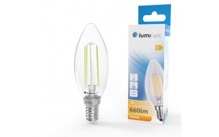 Żarówka LED świeca C35 FLM E14 5W Ciepła