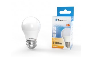 Żarówka LED kulka G45 E27 8W Mleczna Ciepła