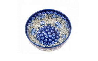 Miska 600 ml Magnolia mała GU-833 Bolesławiec Dekor 1073A