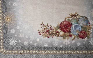 Obrus świąteczny 137x240 cm Runner 333G