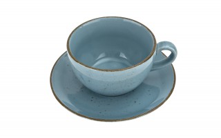 Filiżanka porcelanowa 280 ml + spodek Aida Art LU20 (K630)