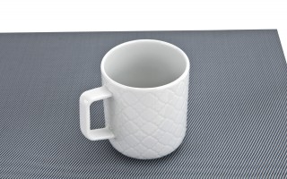 Kubek porcelanowy 400 ml Marrakesz Biały