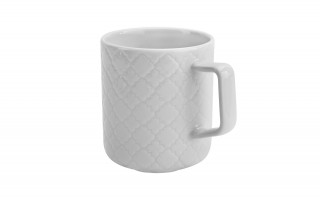 Kubek porcelanowy 400 ml Marrakesz Biały