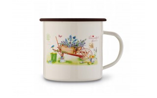 Kubek emaliowany 500 ml Garden