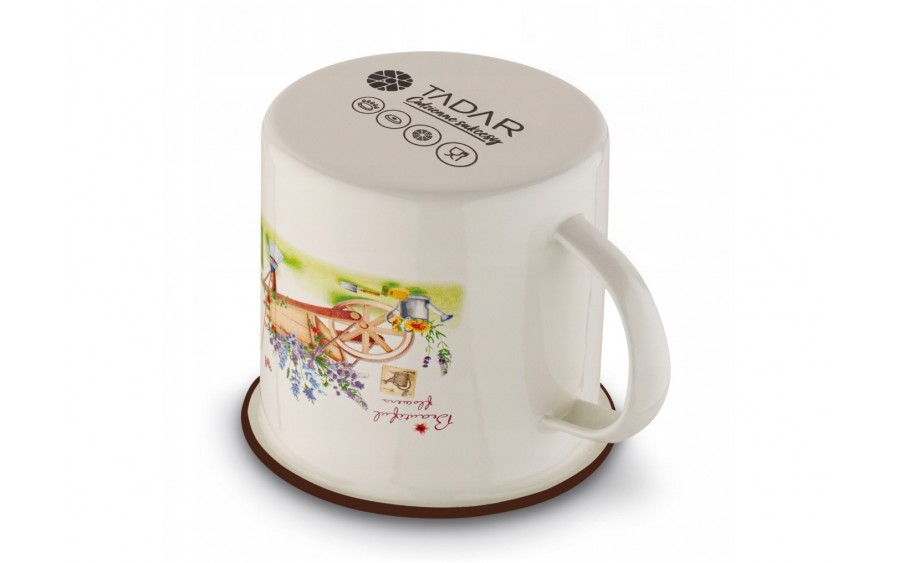 Kubek emaliowany 500 ml Garden