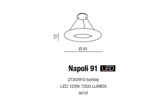 Lampa Napoli 2720/910-WH