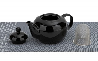Dzbanek ceramiczny 1 L Bisette Czarny
