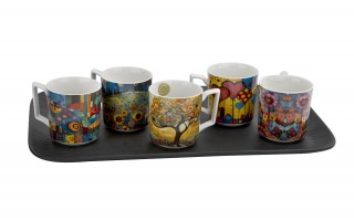 Kubek porcelanowy 450 ml Modern Cat