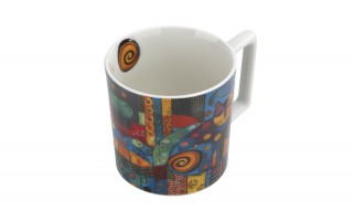 Kubek porcelanowy 450 ml Modern Cat