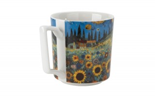 Kubek porcelanowy 450 ml Modern Sunflower Field