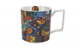 Duży kubek porcelanowy 750 ml Modern Cat