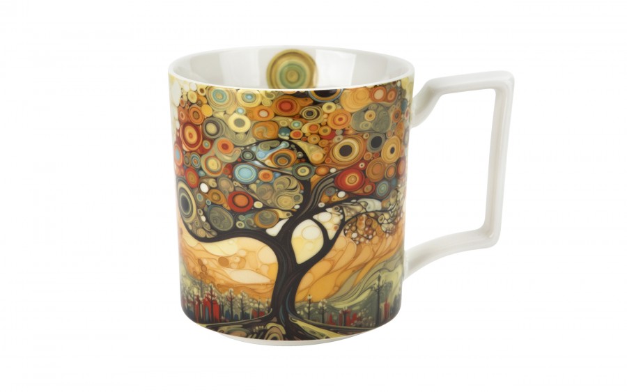 Duży kubek porcelanowy 750 ml Modern Tree