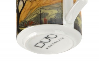 Kubek porcelanowy 450 ml z zaparzaczem Modern Tree