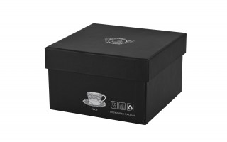 Komplet 2 filiżanek do espresso 75 ml + spodki Alice