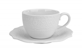Komplet 6 filiżanek 210 ml + spodki Alice