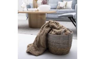 Koc futrzany 150x200 cm Bugatti IB3793-300 beżowy