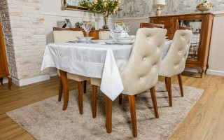 Obrus 140x210cm Tristan 099 White