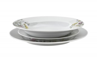 Komplet talerzy dla 6 osób Pułaski Stock G763/S026