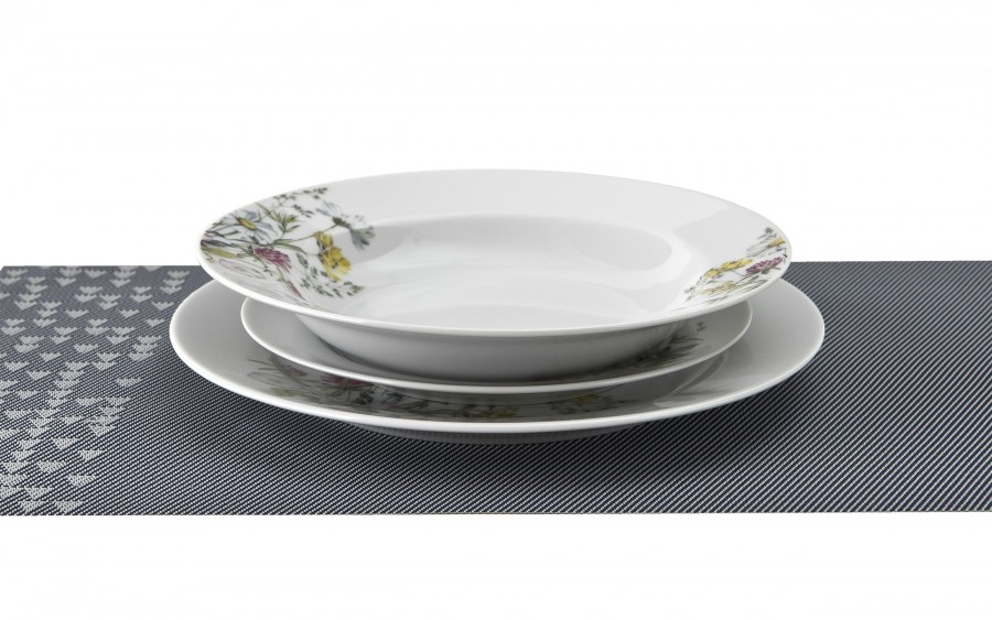 Komplet talerzy dla 6 osób Pułaski Stock G763/S026