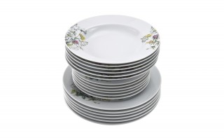 Komplet talerzy dla 6 osób Pułaski Stock G763/S026