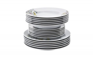 Komplet talerzy dla 6 osób Pułaski Stock G763/S026