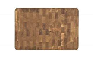 Deska do krojenia dębowa 30x45 cm szachownica