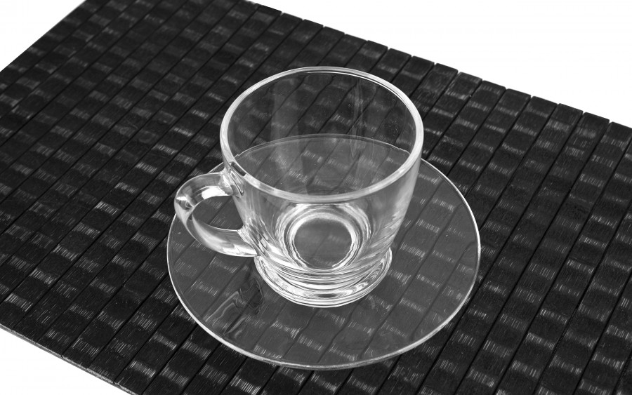 Filiżanka szklana 320 ml + spodek Luna