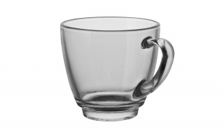 Filiżanka szklana 320 ml + spodek Luna