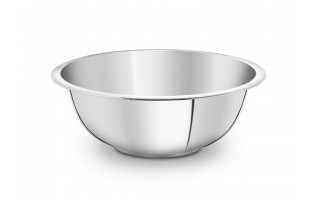 Miska nierdzewna 24 cm wysoka z rantem