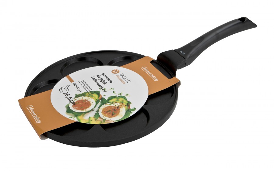Patelnia non-stick do pancakes i placków 26,5 cm indukcja Tadar