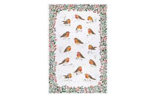 Ściereczka kuchenna Xmas Robins Berry 028ROBE