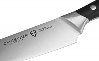 Deska akacjowa z nożem i ostrzałką Optima Zwieger