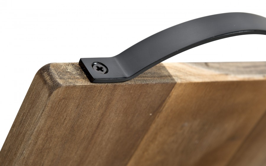 Deska akacjowa z nożem i ostrzałką Optima Zwieger