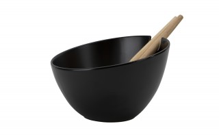 Miska ceramiczna z łyżkami w zestawie