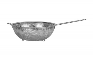 Durszlak/cedzak nierdzewny z rączką 22 cm Tadar
