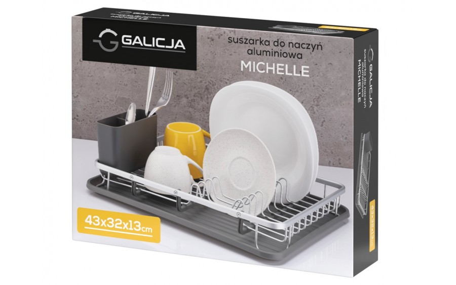 Suszarka ociekacz do naczyń 43x32x13 cm MICHELLE