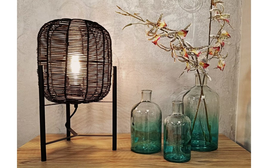 Lampa stołowa Black Rotan