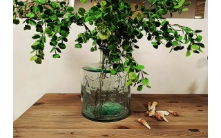 Wazon szklany 26cm All you need is love recykling