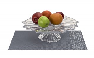 Patera kryształowa na ciasto 35 cm Plantica