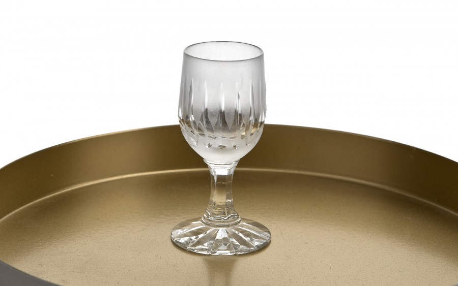 Kieliszek kryształowy do wódki 25 ml Zawiercie 890-1584 szroniony