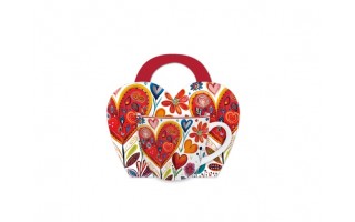 Kubek porcelanowy 460 ml Kolorowe Serca 4